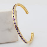 Simple Copper Real Gold Plated Half Circle Zircon – Jewelry Gift Ideas — 4