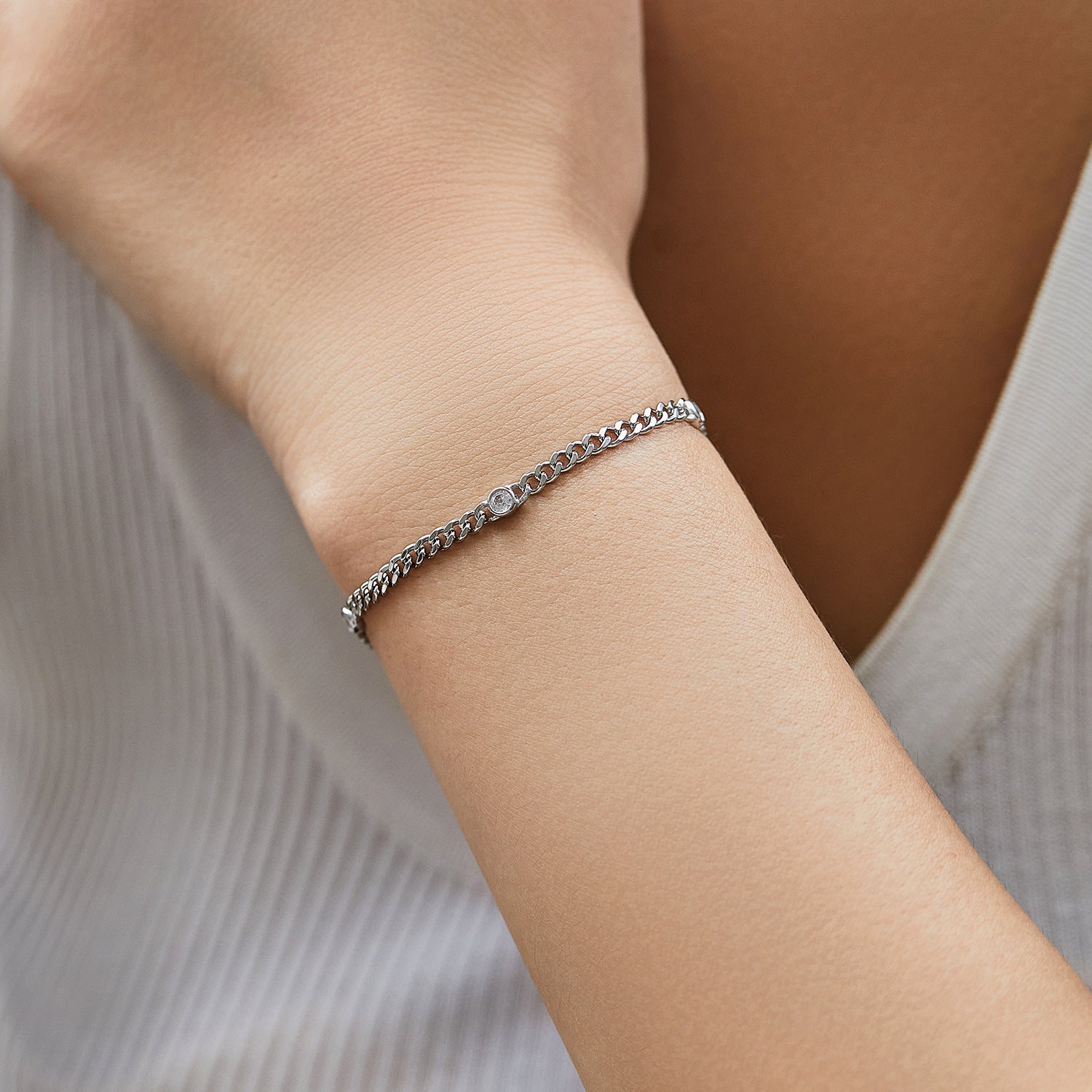 Personalized Fashion Shining Diamond Bracelet – Stylish Gifts — 1