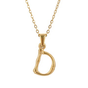 Hip Hop Bamboo 18K Stainless Steel Letter Pendant – Jewelry Gift Ideas — 5