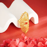 Alluvial Gold Wing Peacock Ring Lady Temperament – Useful Gifts — 5