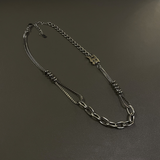 Alphabet Pendant Spliced Titanium Steel Boy's – Jewelry Gift Ideas — 3