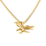 Men's Stainless Steel Vacuum Gold Plated Eagle – Jewelry Gift Ideas — 2