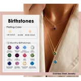 Fashion Personality Element Birthstone Necklace – Jewelry Gift Ideas — 5