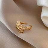 Double Layer Zircon Female Simple Ring Opening – Gifts for Her — 8