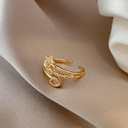 Double Layer Zircon Female Simple Ring Opening – Gifts for Her — 8