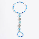 Women's Shell Bead Elastic Anklet – Gifts for Her — 6