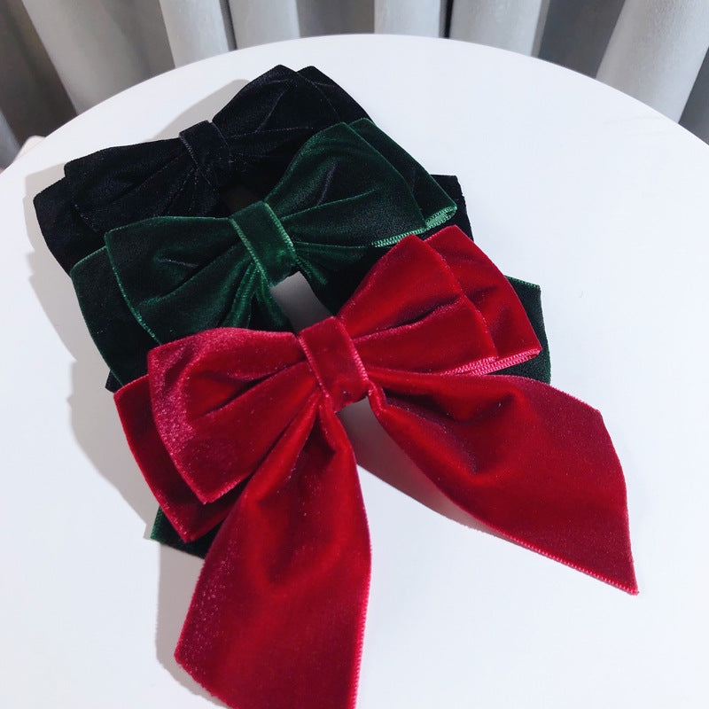 Simple And Versatile Solid Color Velvet Beveled – Stylish Gifts — 1