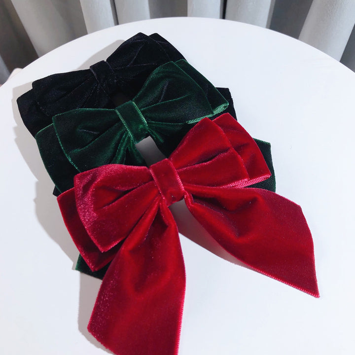 Simple And Versatile Solid Color Velvet Beveled – Stylish Gifts — 1