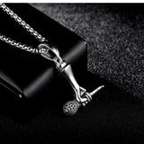 Fashion Microphone Necklace Rock Hip Hop – Jewelry Gift Ideas — 3