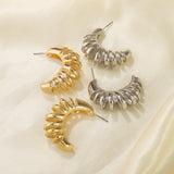 Cold Style Retro Hollow Stud Earrings Women – Stylish Gifts — 1