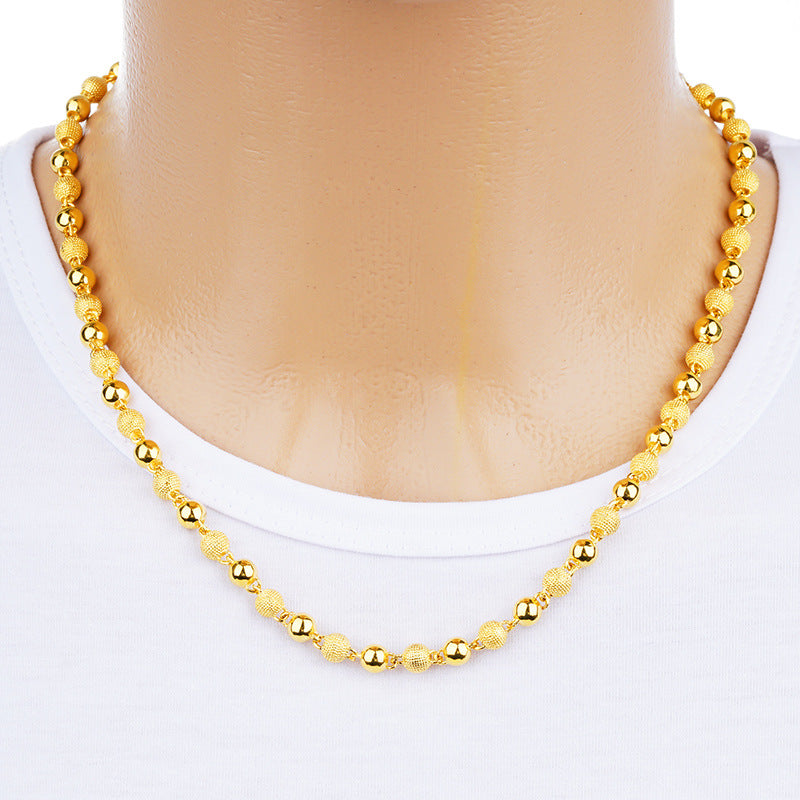 Men's And Women's Fashion Sand Face Full Solid – Jewelry Gift Ideas — 1