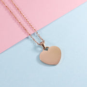 Stainless Steel Round Circle Heart Pendant – Jewelry Gift Ideas — 8