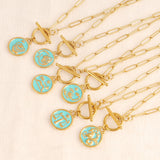 Blue 12 Twelve Constellations Necklace – Jewelry Gift Ideas — 11