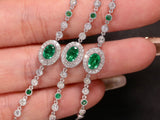 Natural Wood Color Emerald Bracelet – Jewelry Gift Ideas — 5