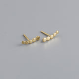Simple Round Point S925 Sterling Silver Earrings – Useful Gifts — 2