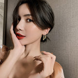 European And American Style Zircon Tassel Earrings – Stylish Gifts — 3