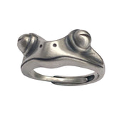 Vintage Niche Design Silver Ornament Solitary Ring – Stylish Gifts — 5