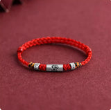 Pure Silver Twelve Zodiac Red Rope Bracelet – Jewelry Gift Ideas — 7