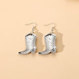 Personalized Retro Western Rose Boots Metal Alloy – Meaningful Gifts — 3