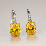 Oval Goose Egg Zircon Women's Ear Clip – Gifts for Her — 14
