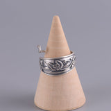 Retro Ethnic Style Lotus Peacock Opening Ring – Stylish Gifts — 16