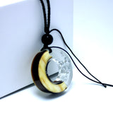 Solid Light Solid Wood Resin Pendant Jade Gold – Jewelry Gift Ideas — 2