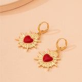 Simple Love Enamel Earrings Ornament – Gifts for Couples — 6