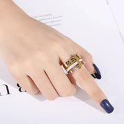 Fashion Roman Numeral Stainless Steel Ring – Stylish Gifts — 1