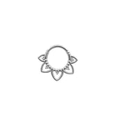 Stainless Steel Casting Flower Nose Ring – Birthday Gifts — 7
