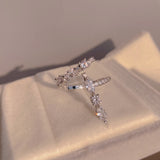 Simple Fashion Personality Trendy Zircon Double Layer – Stylish Gifts — 9