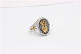 Cross Heart Retro Titanium Steel Ring – Gift Ideas — 7