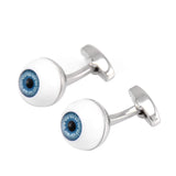 Blue Pupil Eye Shape Cufflinks – Unique Gift Ideas — 7