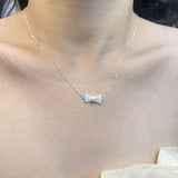 Minimalist Preppy Style Bow Tie Clavicle Chain – Stylish Gifts — 2
