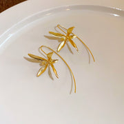Retro Iris Tectorum Flowers Ear Hook – Unique Gift Ideas — 7