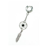 Dream Catcher Feather Net Stud Earrings For Men – Gifts for Him — 4