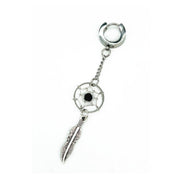 Dream Catcher Feather Net Stud Earrings For Men – Gifts for Him — 4