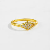 S925 Sterling Silver Micro Inlaid Zircon Classic Ring – Gift Ideas — 4