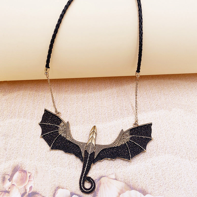 Fashion Rock Pterosaur Ancient Gold Alloy Pendant – Jewelry Gift Ideas — 1