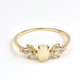 Natural Aobao Ring Horse Eye Olivine High-grade – Holiday Gift Ideas — 3