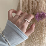 Ribbon Bow Ring Female Opening Adjustable – Gifts for Her — 4