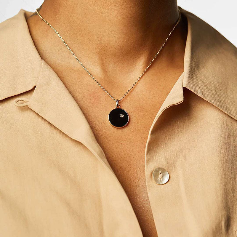 European And American Double Sided Sun Necklace – Jewelry Gift Ideas — 1