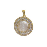Round Lady Guadalupe Necklace Pendant – Jewelry Gift Ideas — 7
