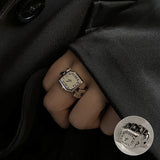 Women's Korean-style Retro Exaggerated Geometry Ring – Stylish Gifts — 4