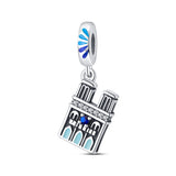 White Copper Silver Plated Luminous Building – Jewelry Gift Ideas — 2