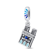 White Copper Silver Plated Luminous Building – Jewelry Gift Ideas — 2