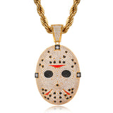 Chain Saw Frightening Mask Necklace – Jewelry Gift Ideas — 3