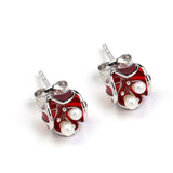 Year Red Flower Earrings – Surprise Gifts — 4