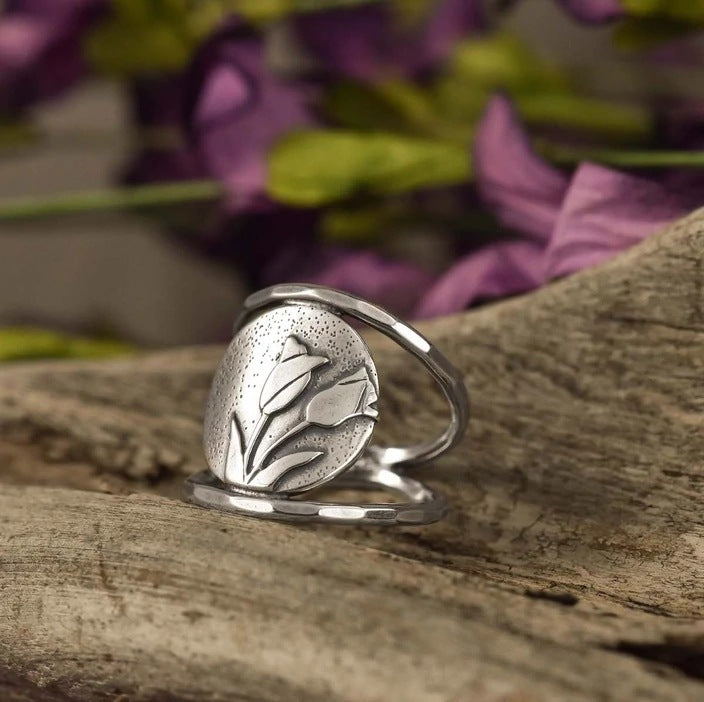 Women's Simple Floral Fashion Personalized Ring – Stylish Gifts — 1