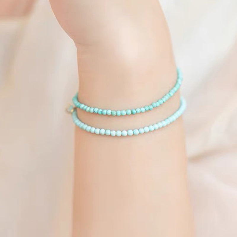 Natural Small Turquoise Bracelet For Women – Jewelry Gift Ideas — 1
