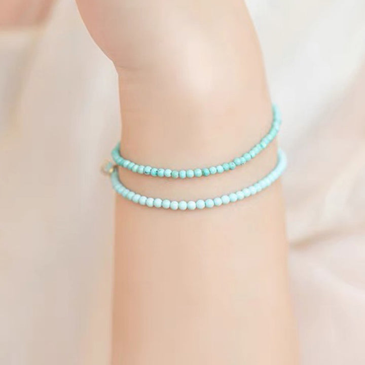 Natural Small Turquoise Bracelet For Women – Jewelry Gift Ideas — 1
